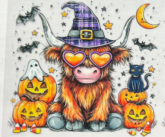 Halloween spooky cow