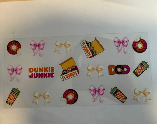 Dunk donuts and bows