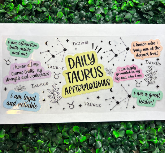 Taurus affirmation wrap