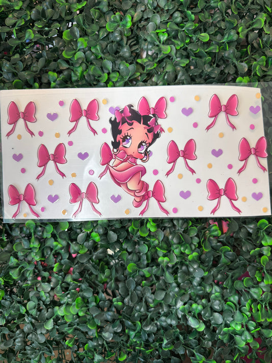 Betty boop coquette bow wrap
