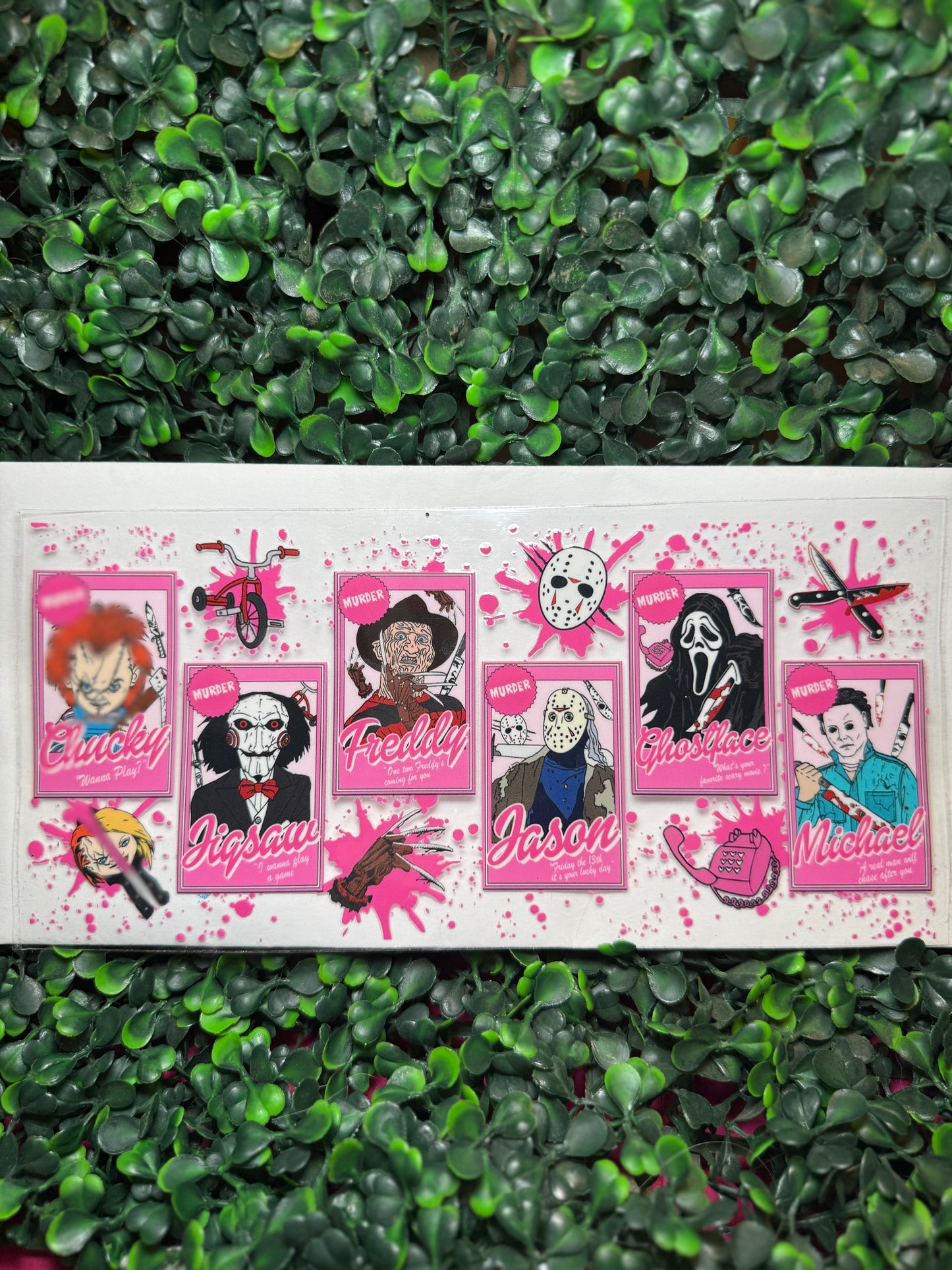 Ghost Face Halloween wrap