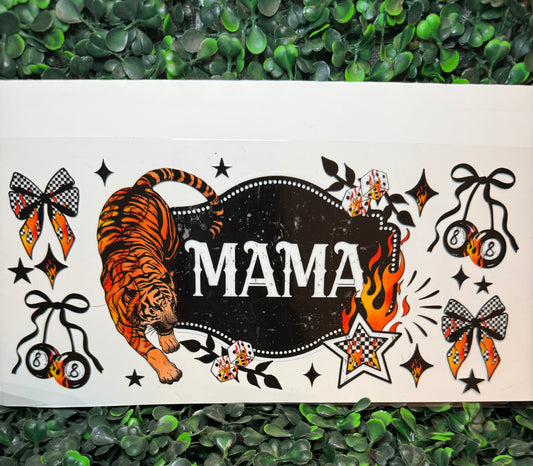 Mama tiger cherry bows wrap