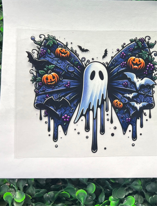 Giant ghost bow purple decal