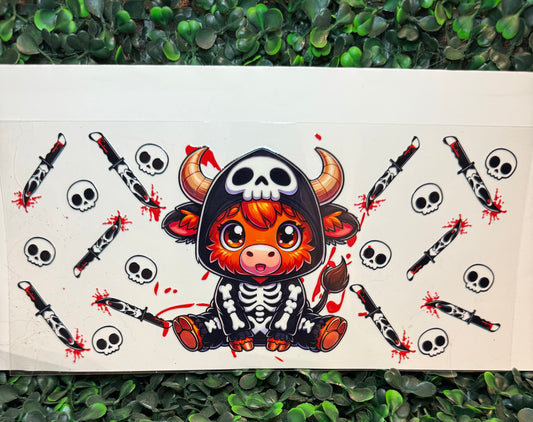 Highland cow halloween