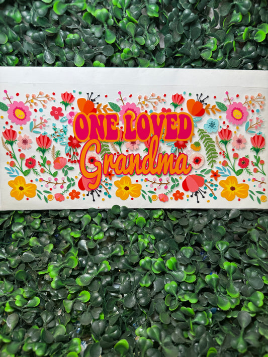 One loved grandma Decal