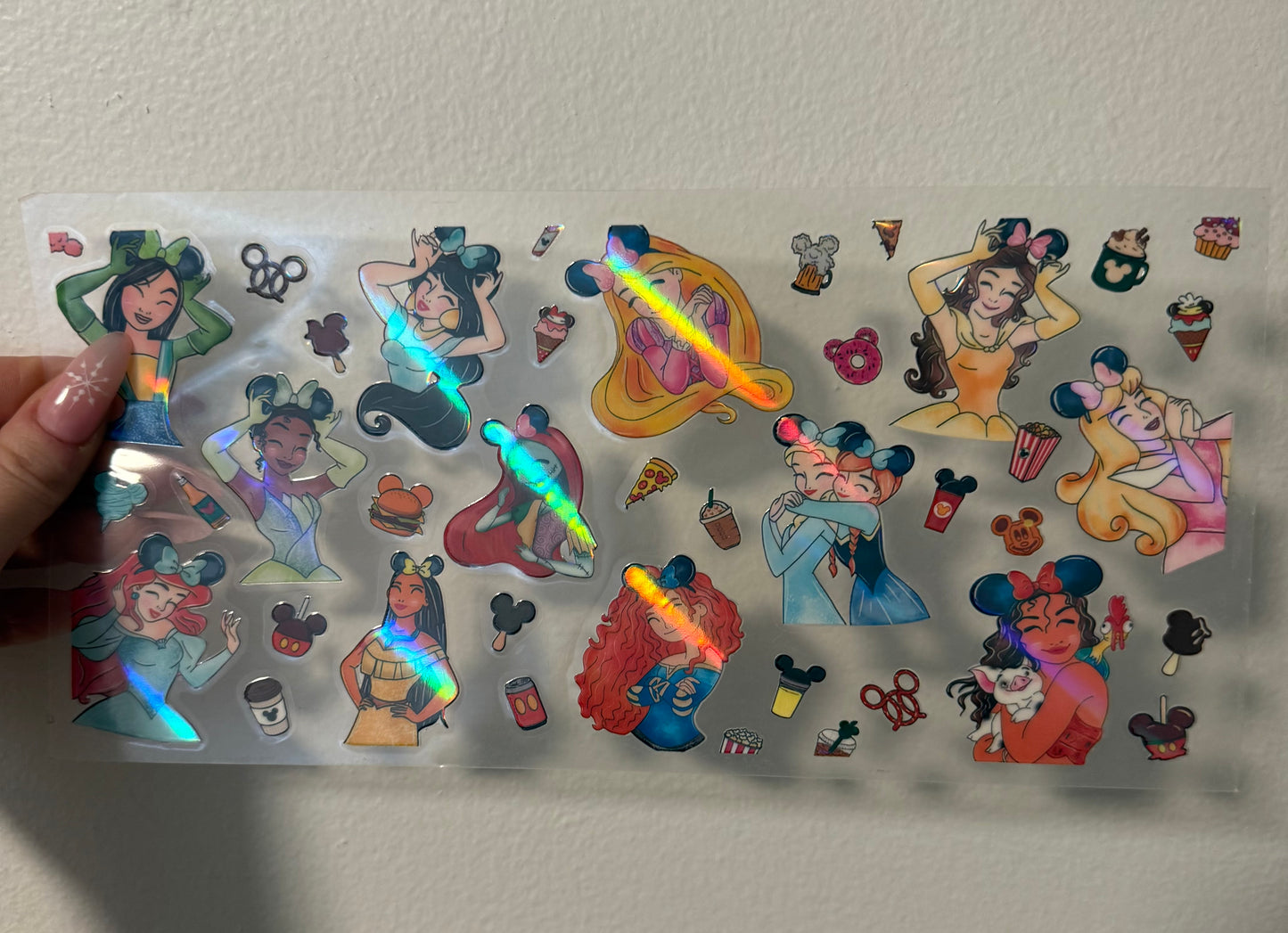 Holographic Disney princesses