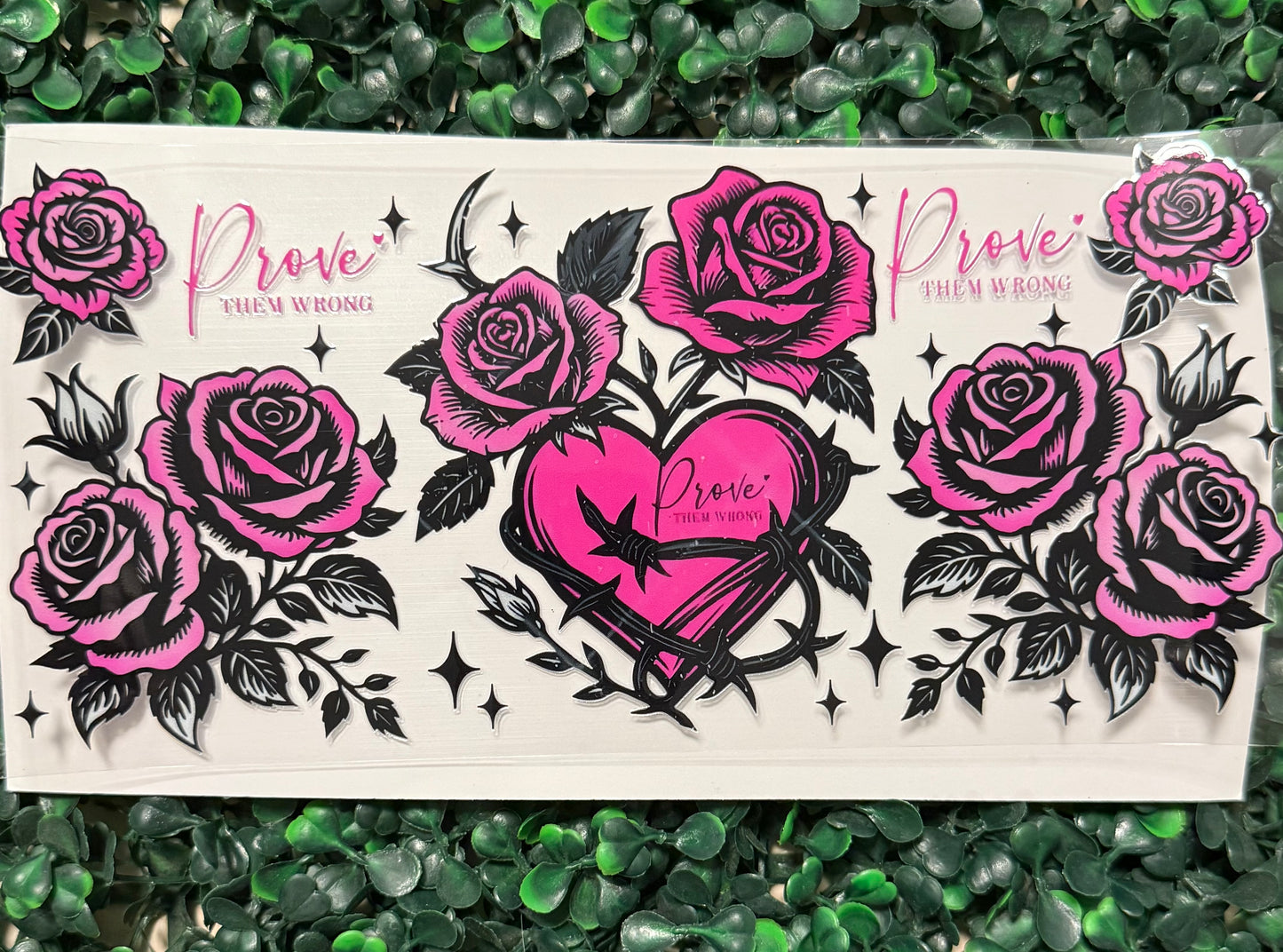 Prove them wrong pink roses