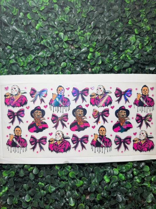 Holographic bow horror movie killers