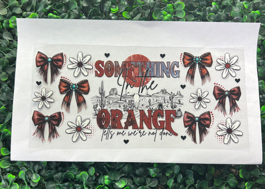 Something in the orange