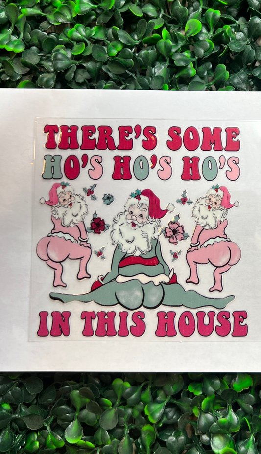 There's some ho ho hos santa decal