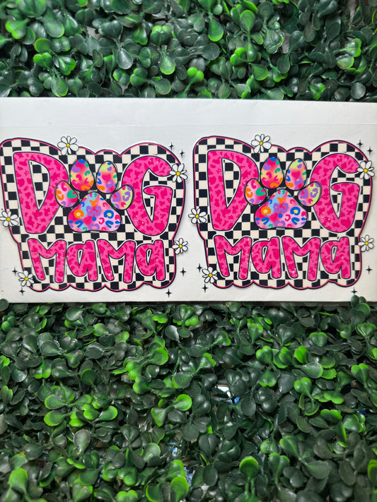 Checkered dog mama wrap