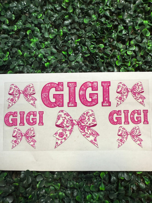 Gigi bow wrap