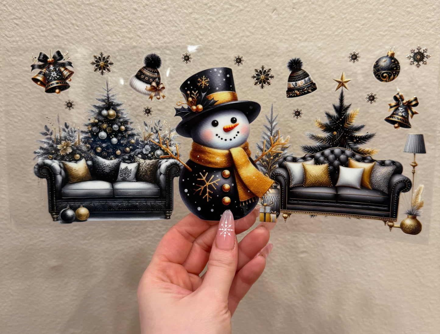 Snowman Christmas tree 2