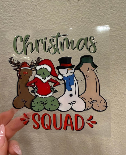 Christmas squad Richard decal