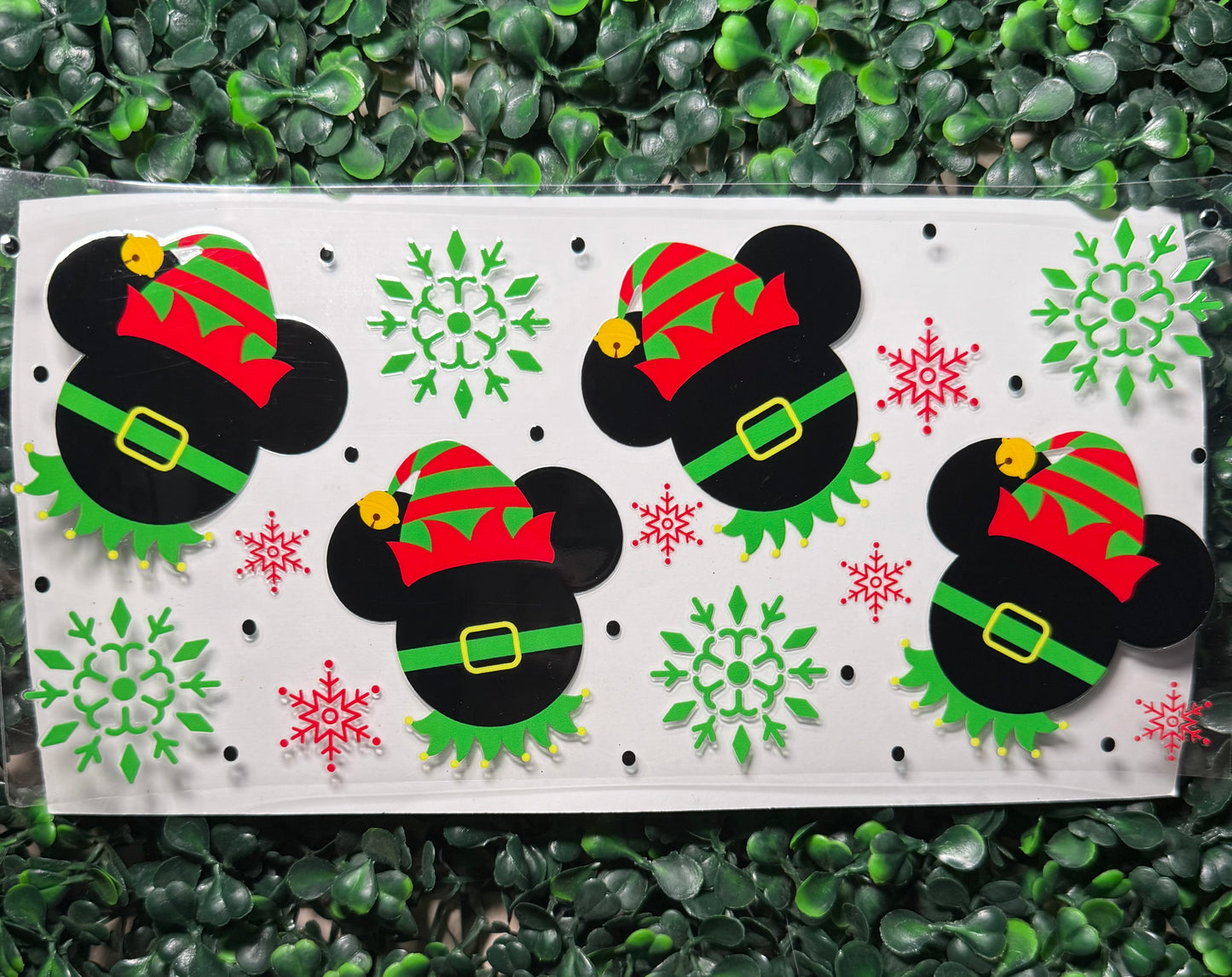 Mick Christmas green and red