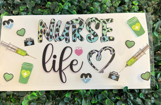 Nurse life cheetah print