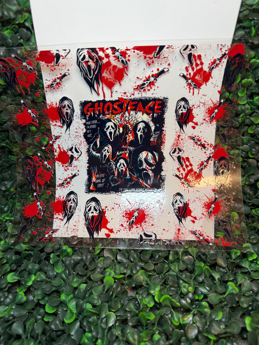 Ghostface blood Wrap sheet