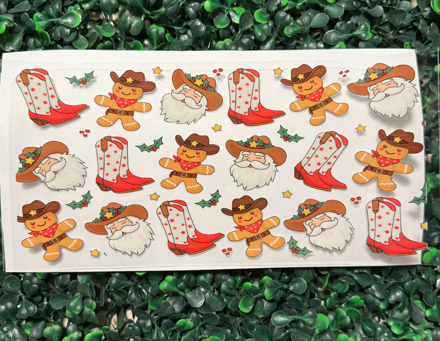 County Santa and gingerbread men