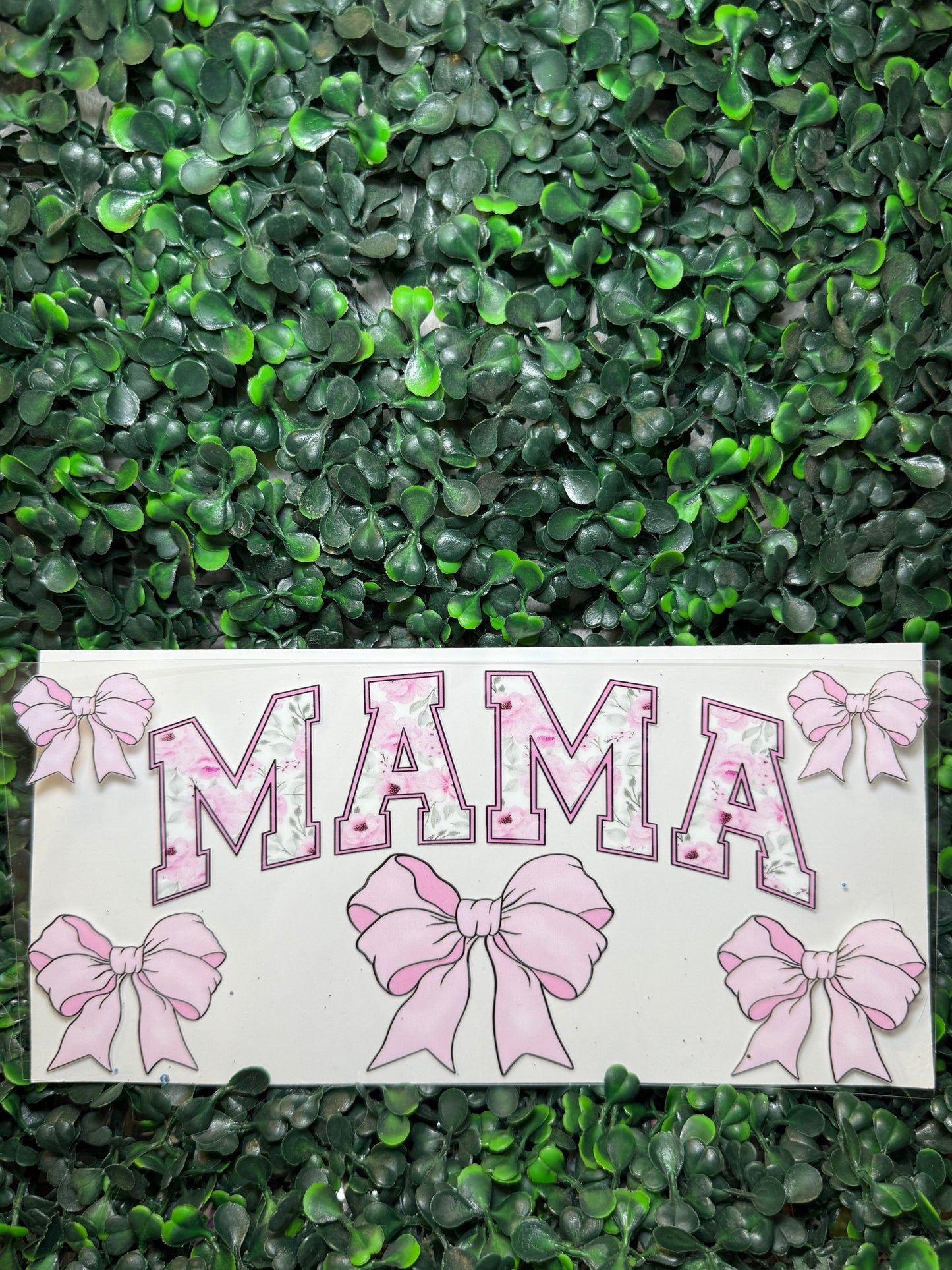 Mama flowers coquette bows wrap