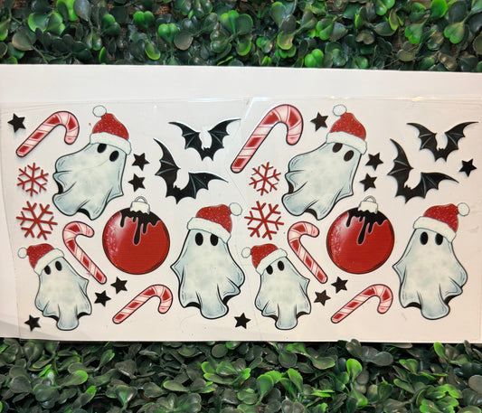 Christmas Ghost Bat wrap