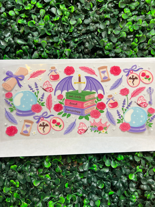 Hot girls read fantasy book wrap