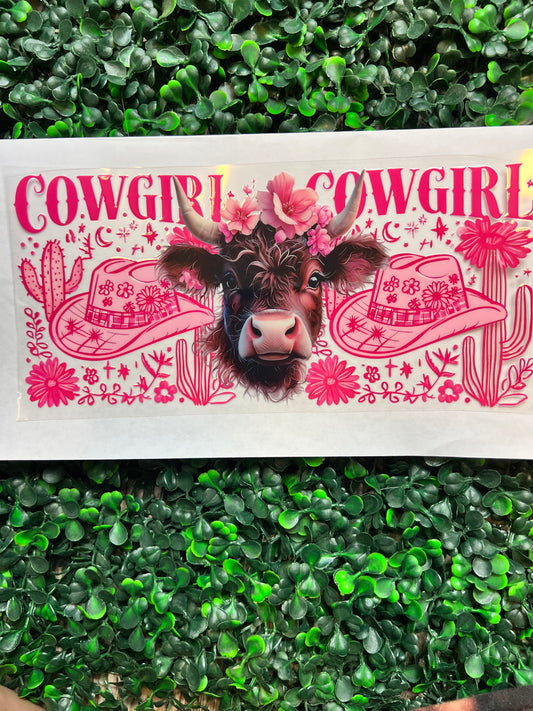 Cowgirl highland cow wrap