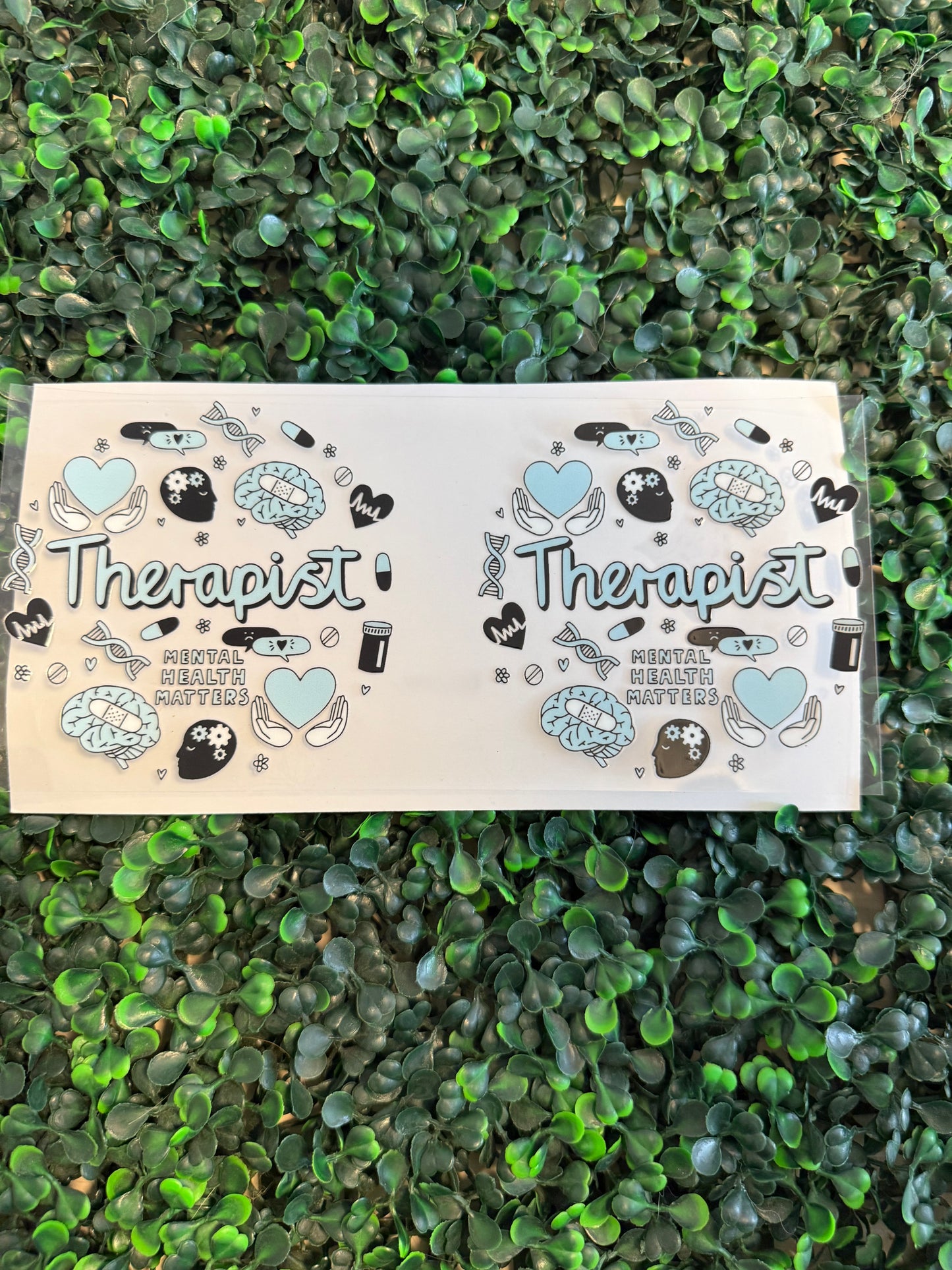 Therapist blue and black