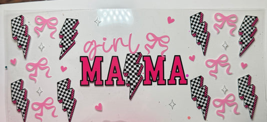 Girl Mama Coquette Checkered Wrap