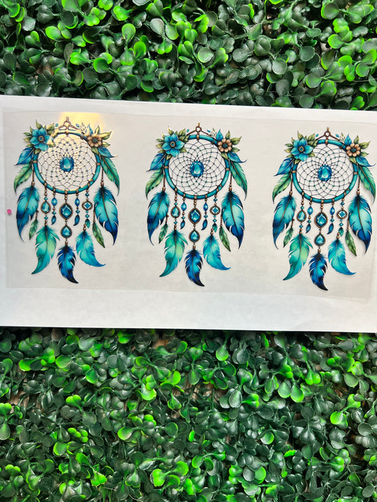 Teal dream catcher wrap