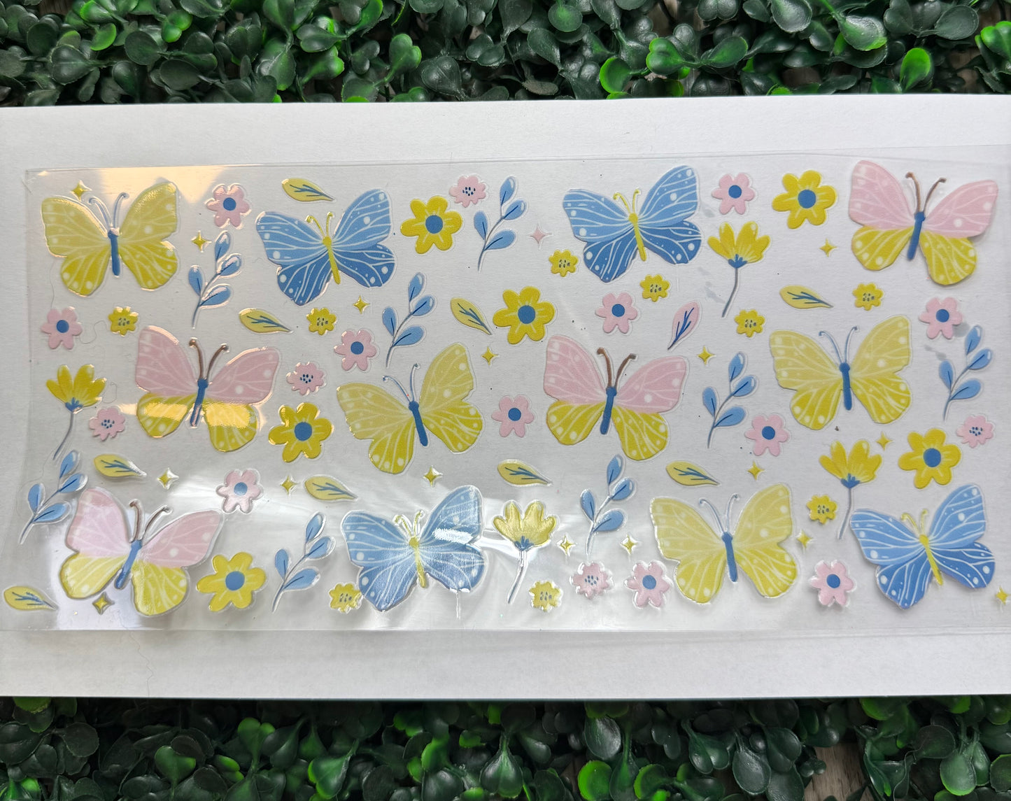 Flower butterflies wrap