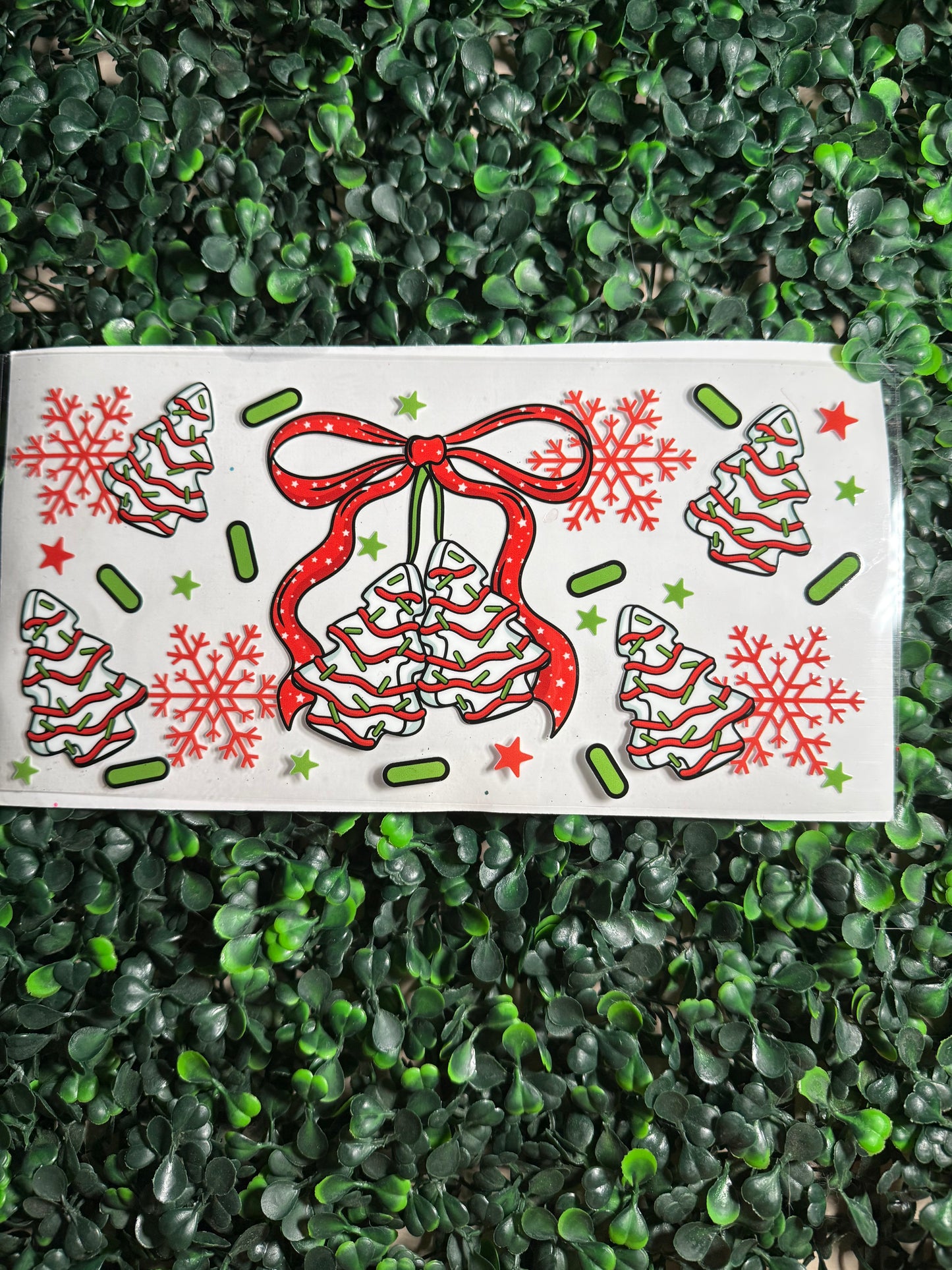 Little Debbie white Christmas trees