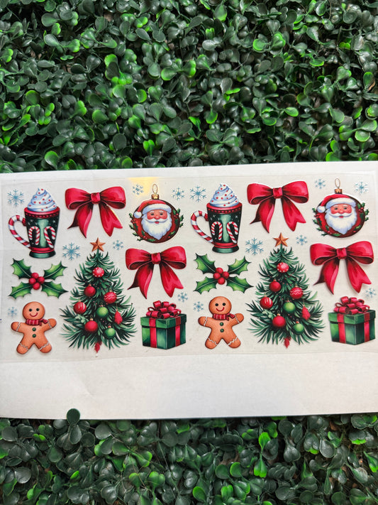 Christmas collage wrap