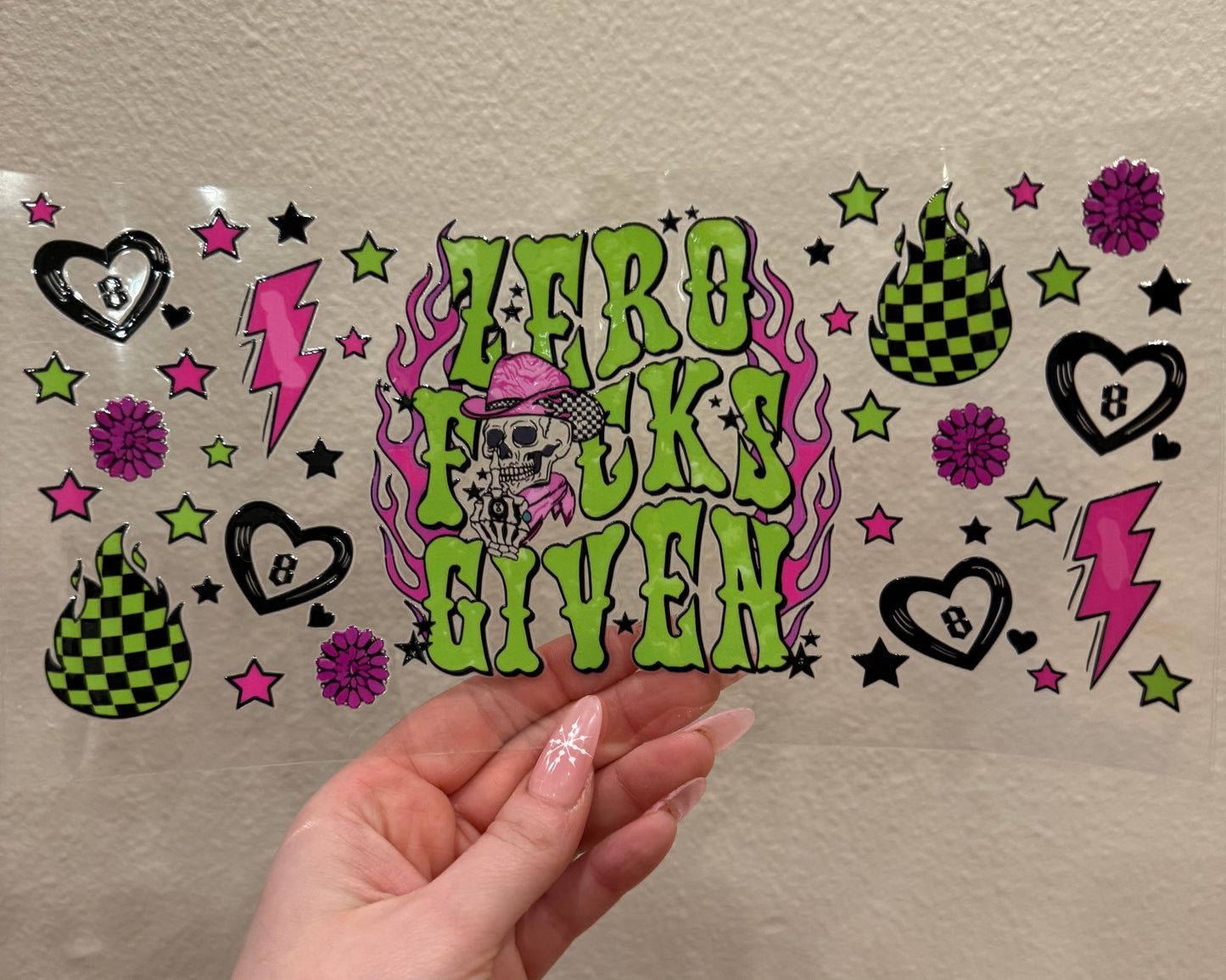 Western zero fucks given skull