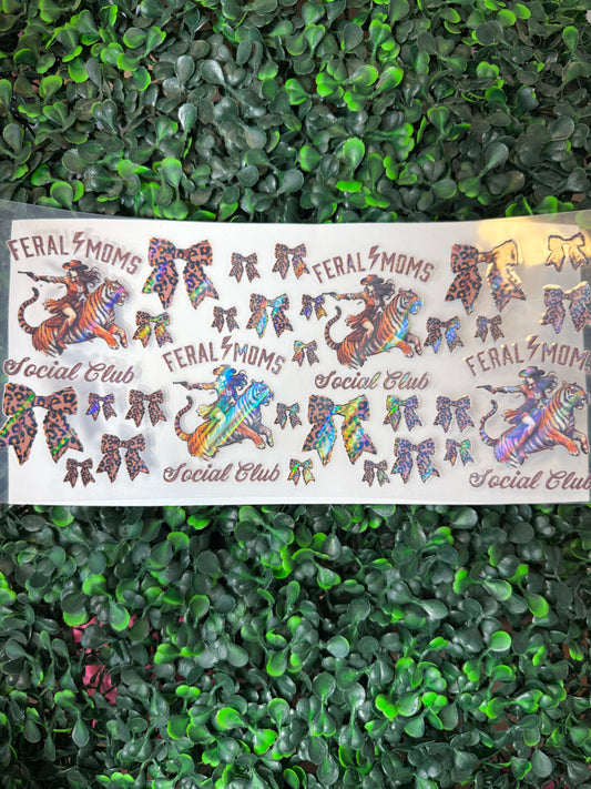 HOLOGRAPHIC feral mamas western