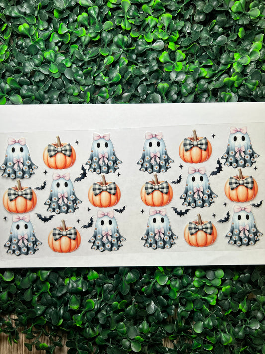 Cutesy Ghost Pumpkins