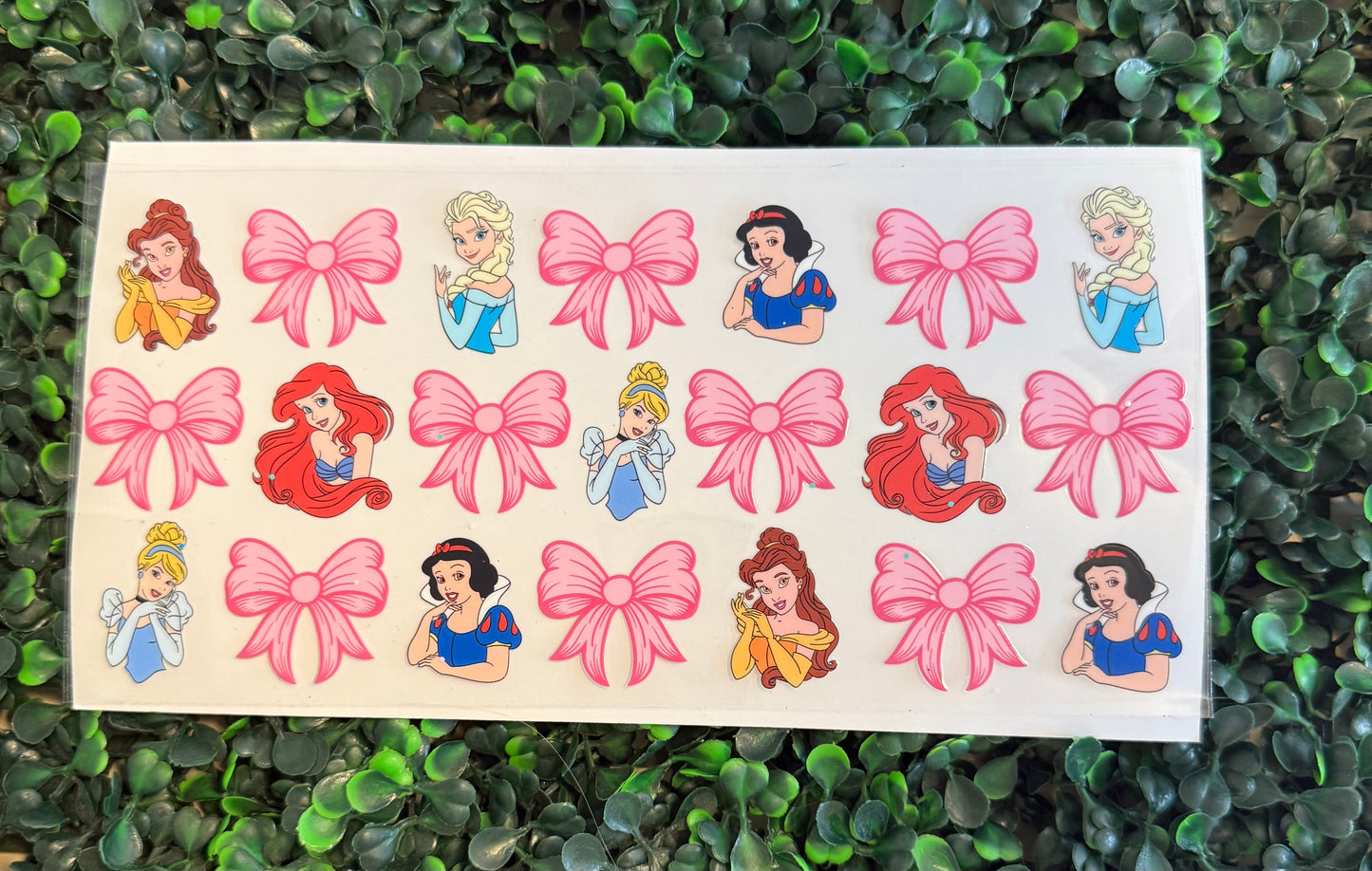 Princesses and pink bows