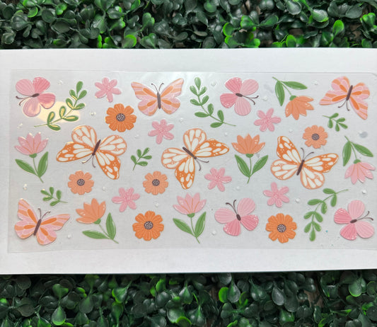 Flower butterfly wrap