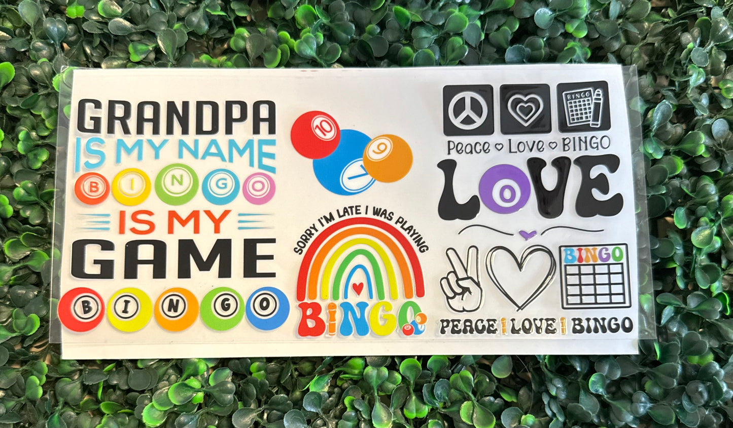 Grandpa bingo time!