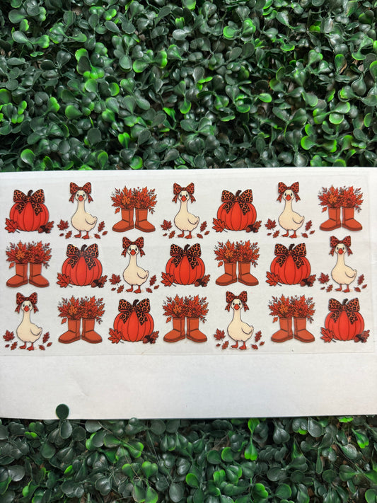 Ducks uggs and pumpkins wrap