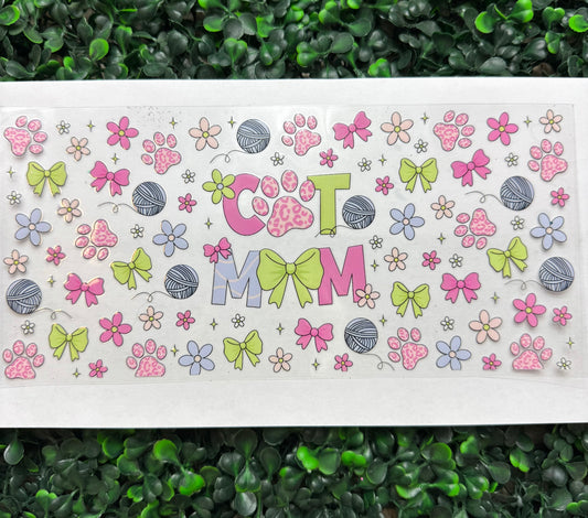 Cat Mom Coquette Bows wrap