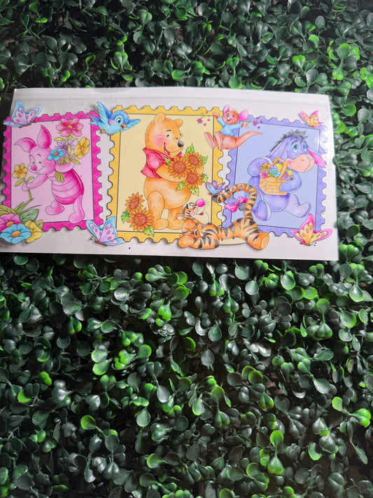 Pooh and friends on stamps