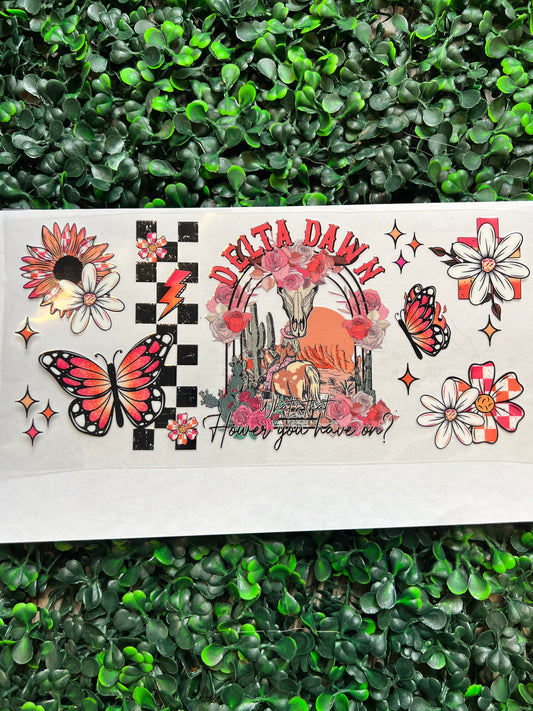 Western delta dawn desert wrap