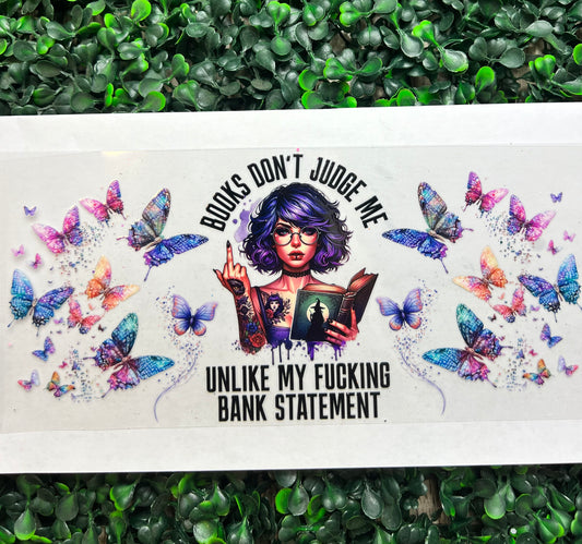 Books don’t judge wrap