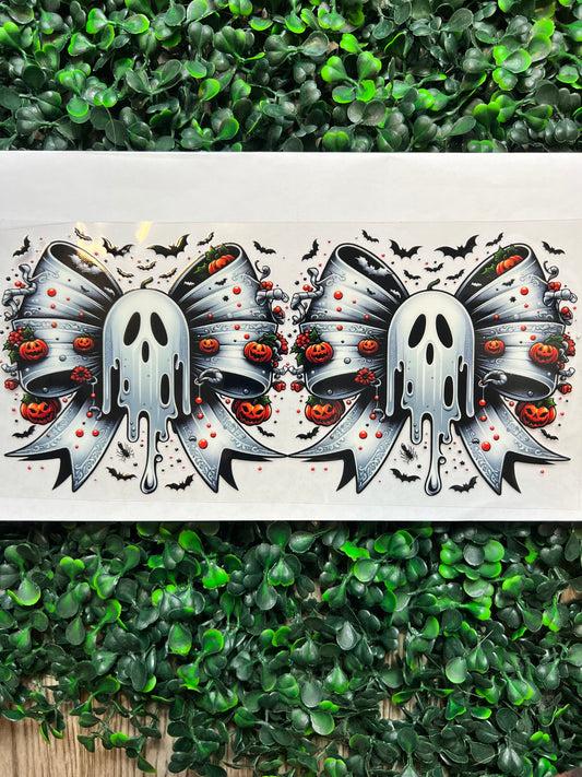 Giant White Skeleton Drip bows