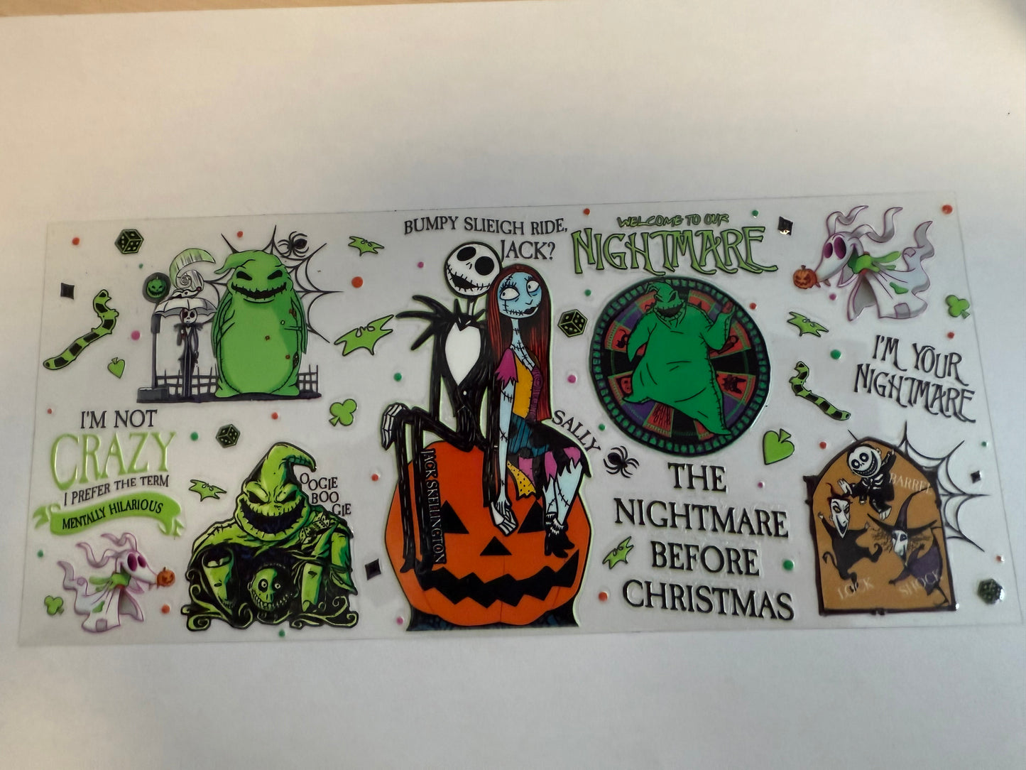 Oogie jack and sally big pumpkin