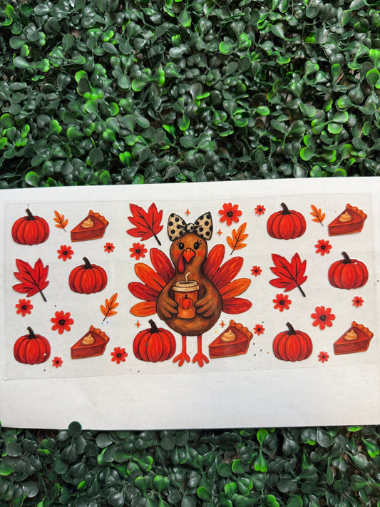 Turkey and pumpkin pie wrap