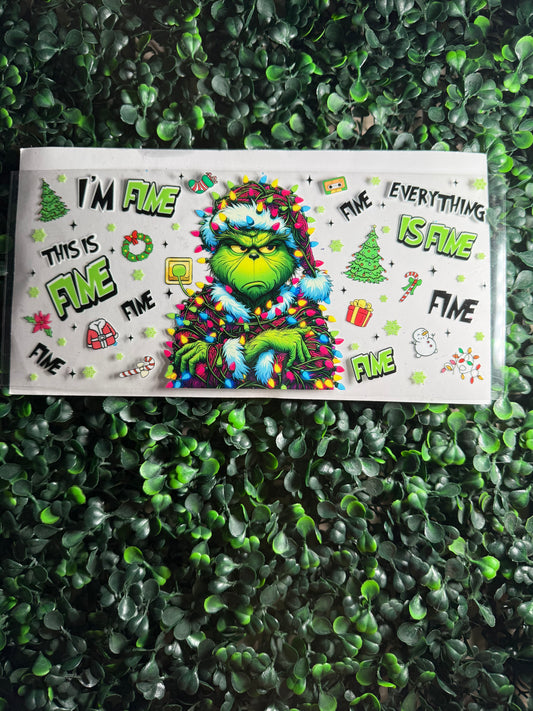 I’m fine this is fine the grin Christmas