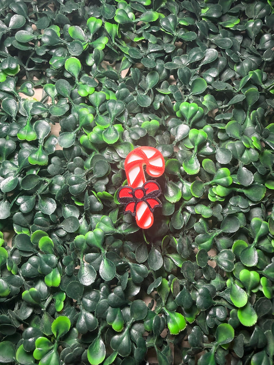 Candy cane strawtopper