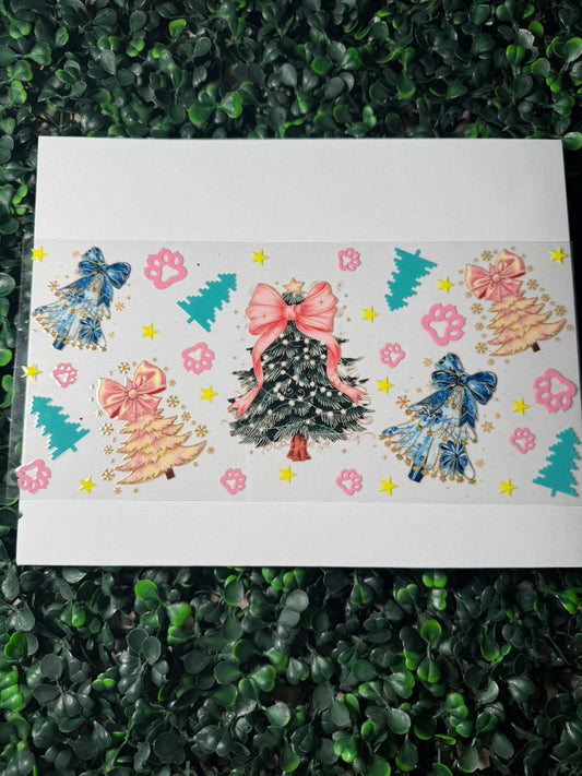 Christmas trees and paws