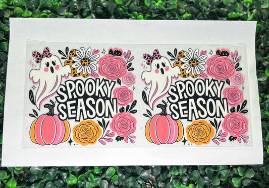 Spooky season pink ghost